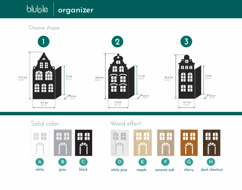 Desk organizer - townhouse - Image 4