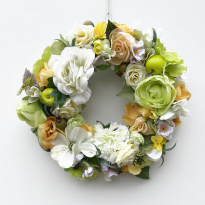 wreath - green apple